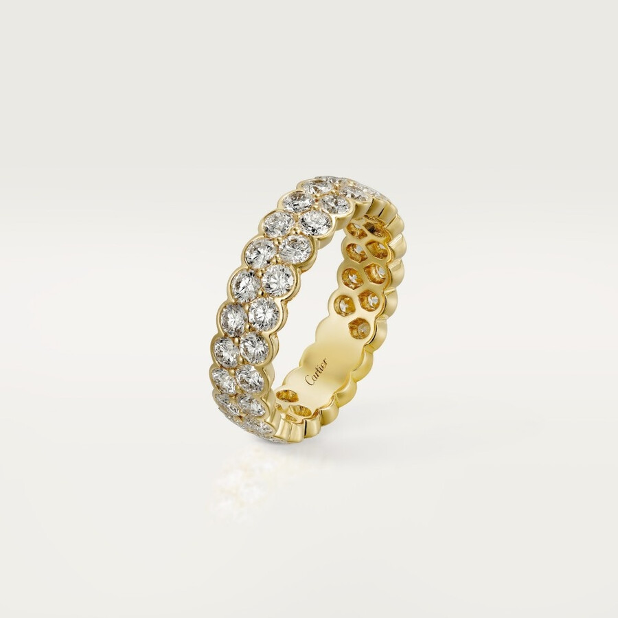 ehering von broderie de cartier zweireihig diamanten