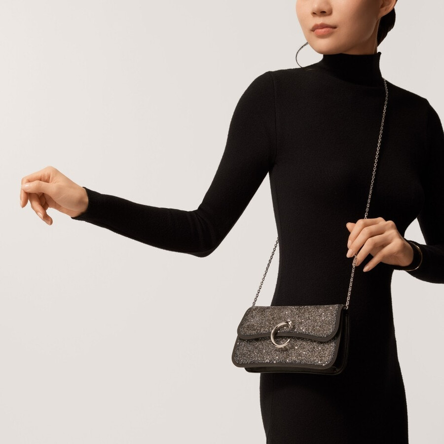 mini-modell kettentasche panthère c de cartier