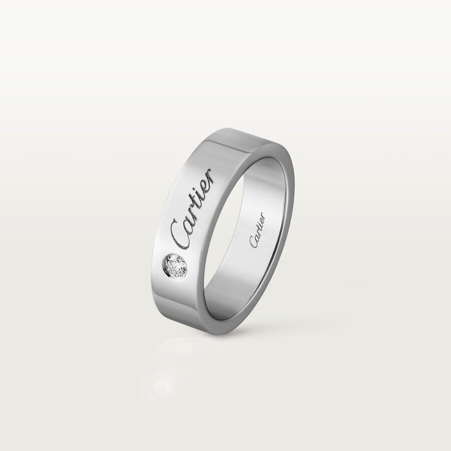 c de cartier ehering 5 mm breit 1 diamant