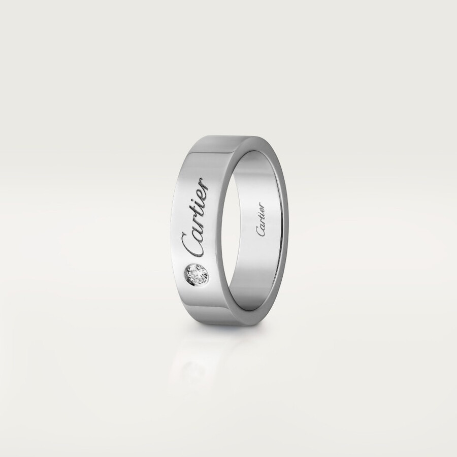 c de cartier ehering 5 mm breit 1 diamant