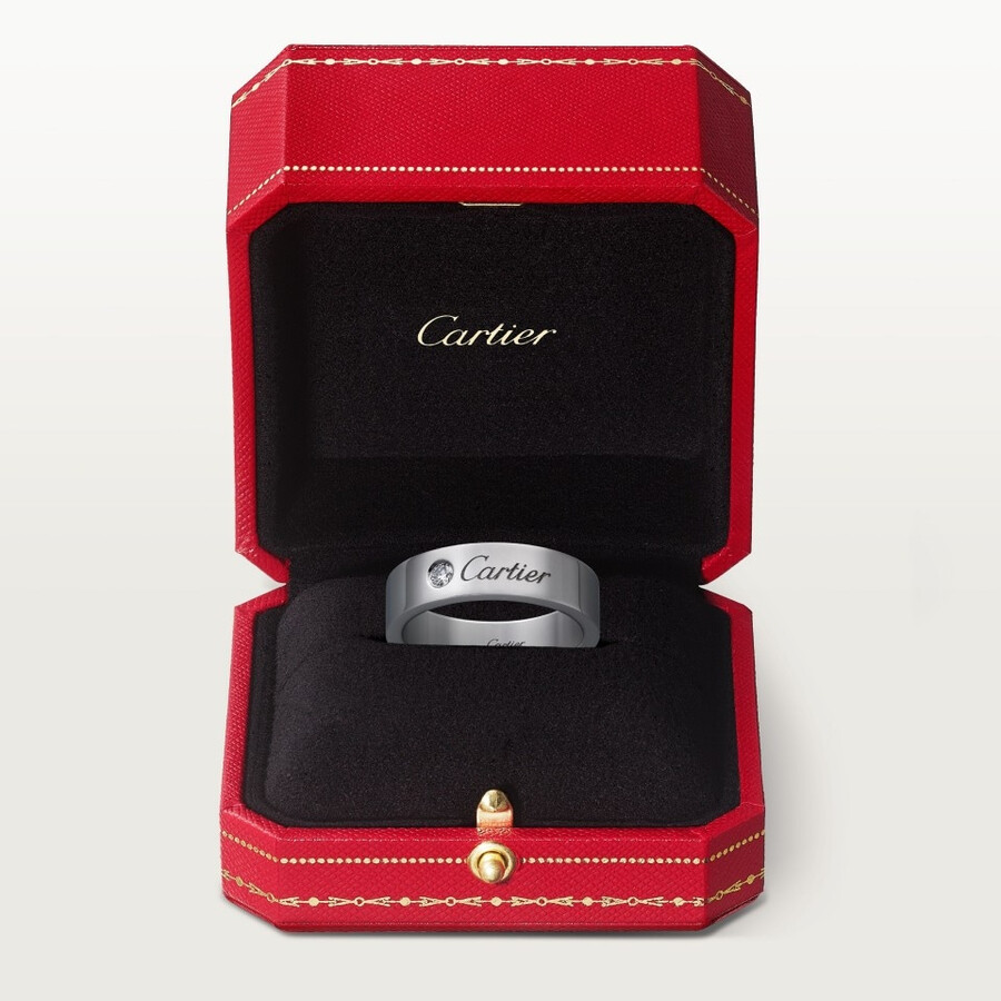 c de cartier ehering 5 mm breit 1 diamant