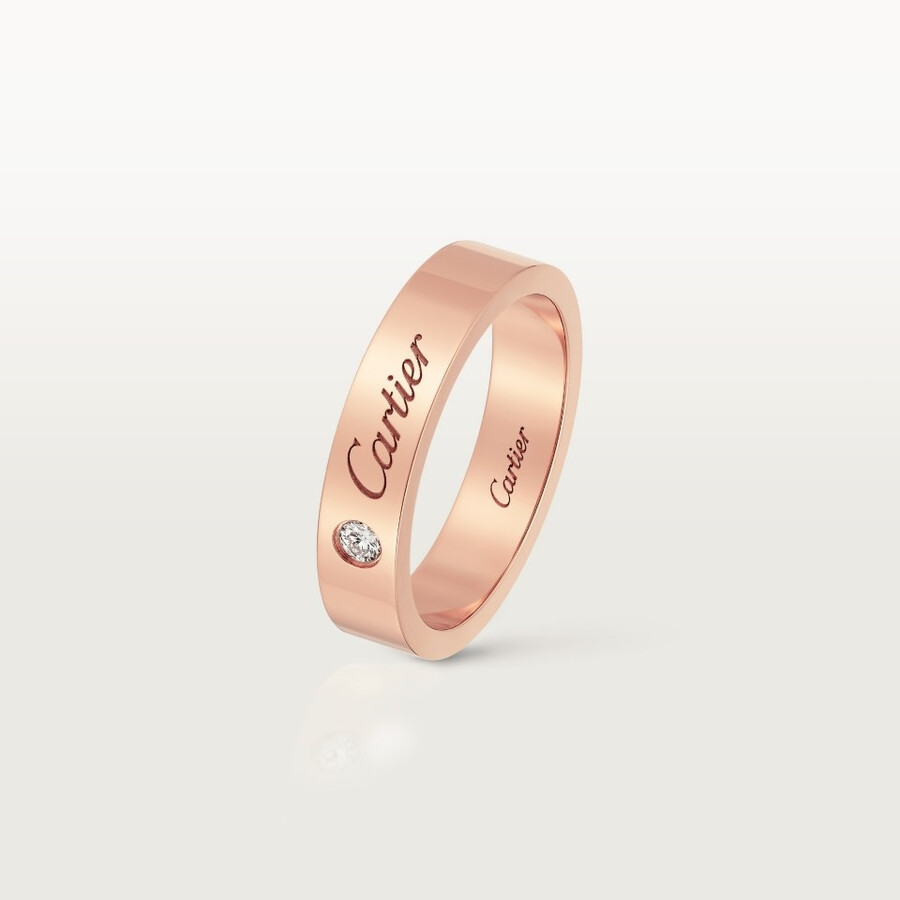 c de cartier ehering 4 mm breit 1 diamant