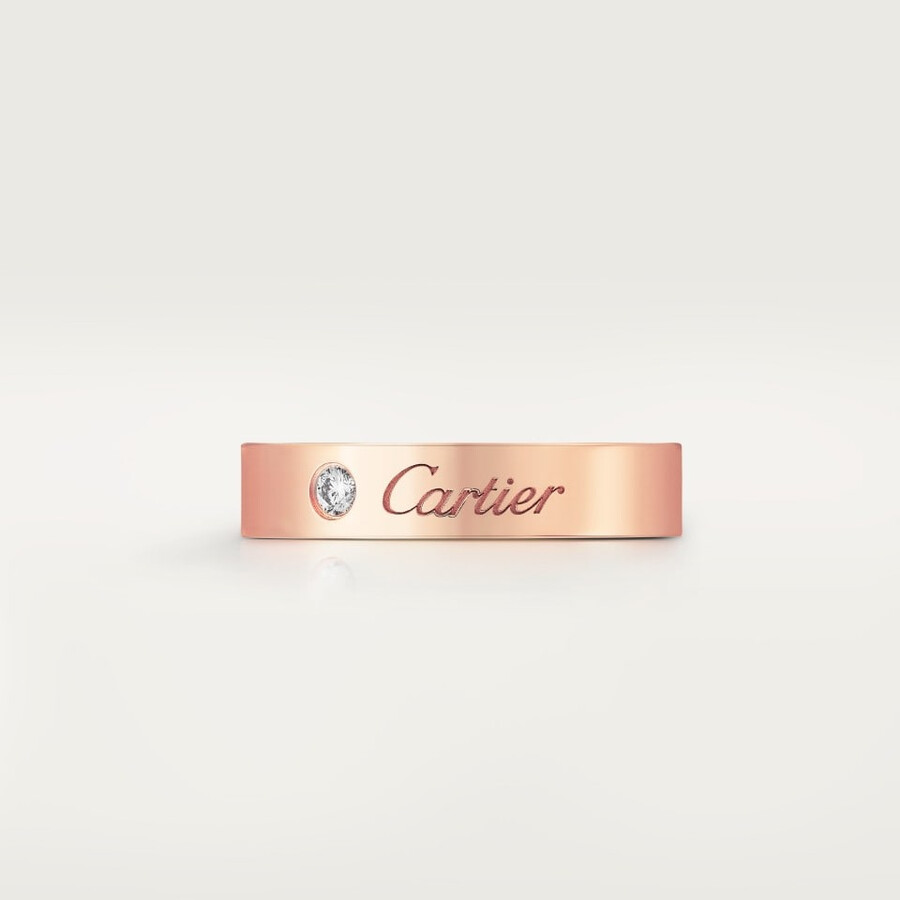 c de cartier ehering 4 mm breit 1 diamant