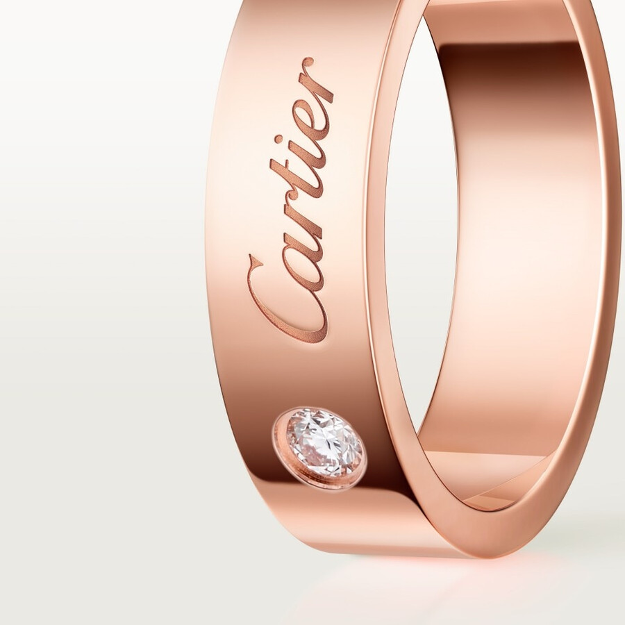c de cartier ehering 5 mm breit 1 diamant