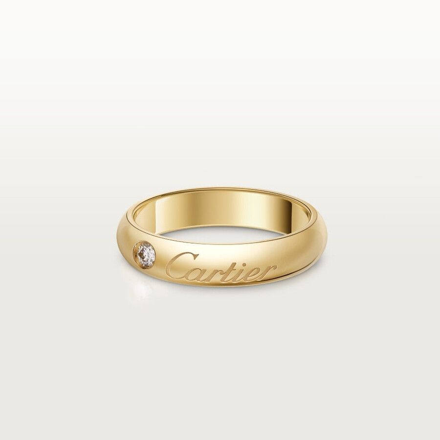 c de cartier ehering 4 mm breit 1 diamant