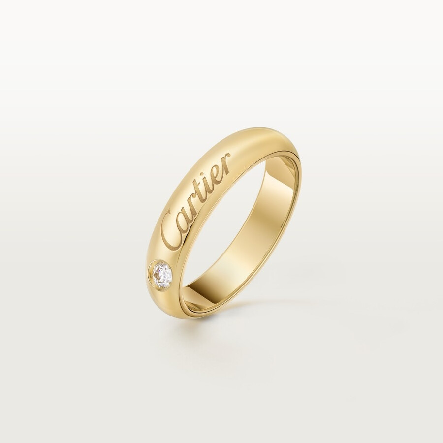 c de cartier ehering 4 mm breit 1 diamant