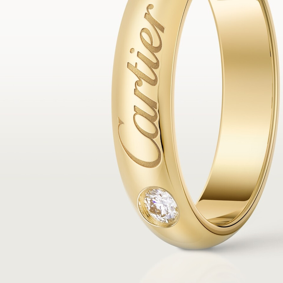 c de cartier ehering 4 mm breit 1 diamant