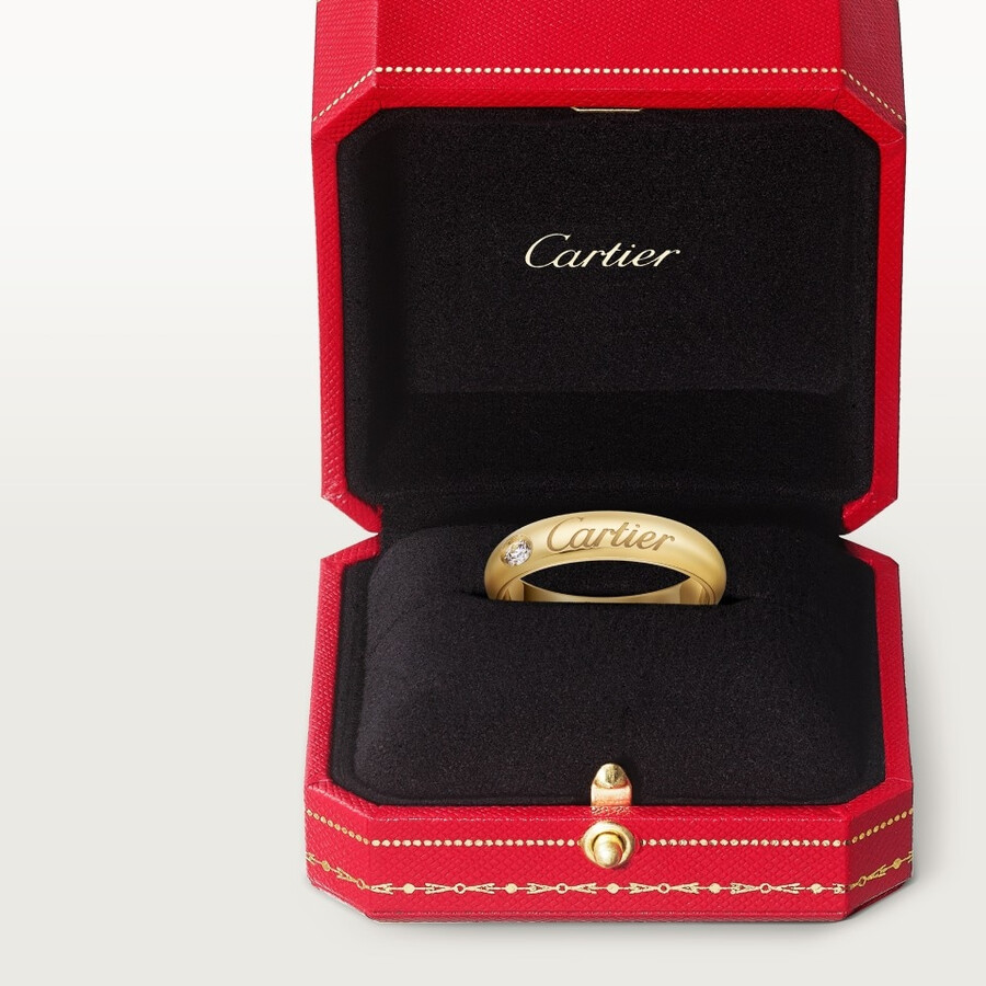 c de cartier ehering 4 mm breit 1 diamant