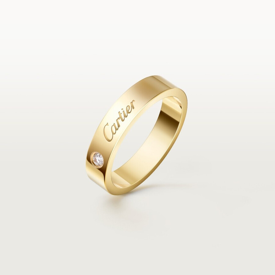 c de cartier ehering 4 mm breit 1 diamant