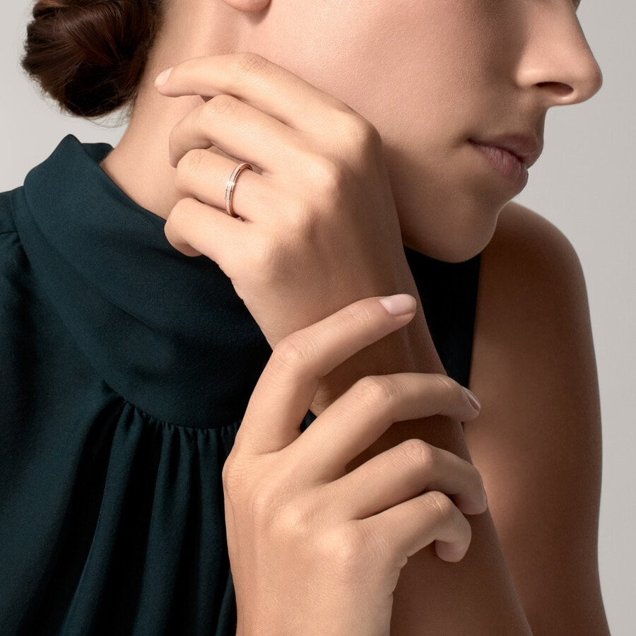 cartier damour ehering 23 mm breit mit pavé-fassung