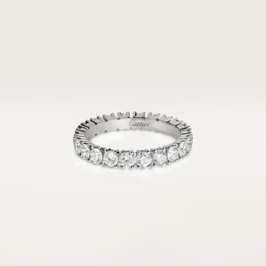 cartier destinée ehering 33 mm breit mit pavé-fassung