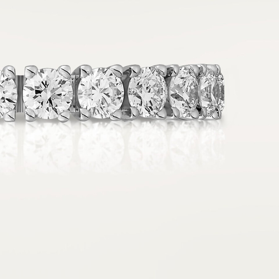 cartier destinée ehering 33 mm breit mit pavé-fassung