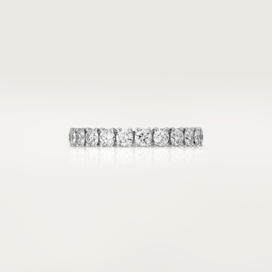 cartier destinée ehering 33 mm breit mit pavé-fassung