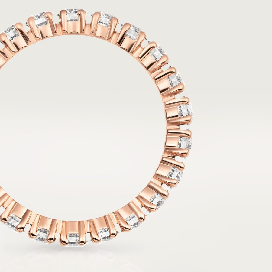 cartier destinée ehering 33 mm breit mit pavé-fassung