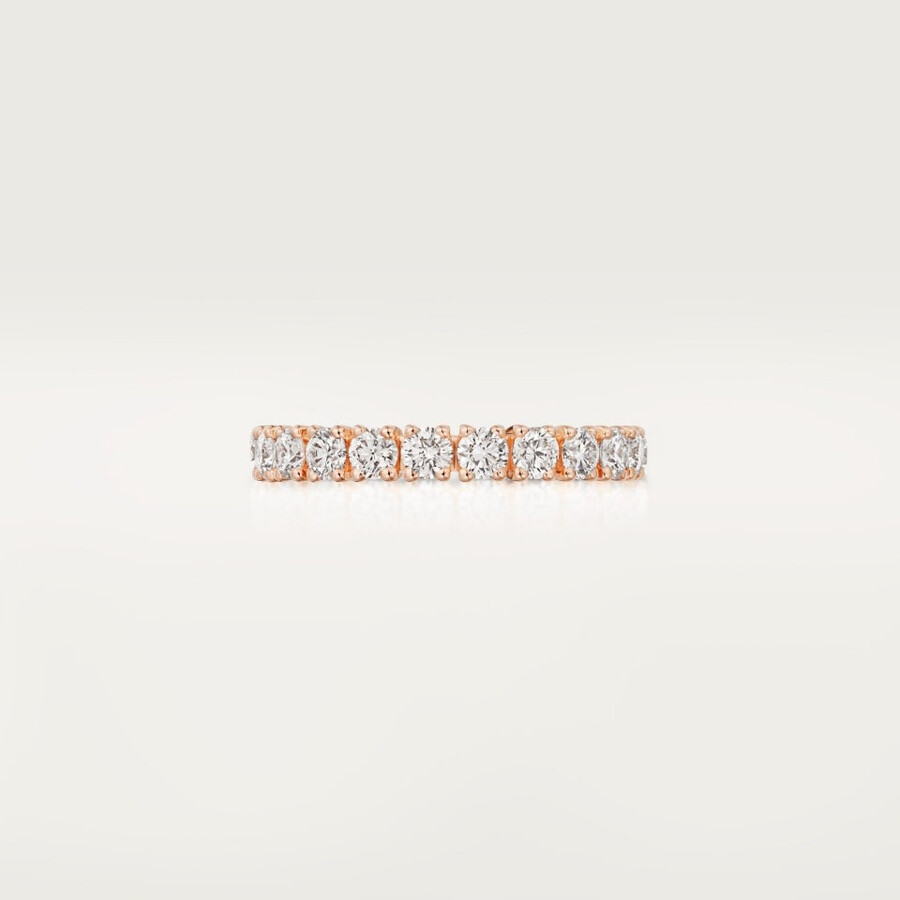 cartier destinée ehering 33 mm breit mit pavé-fassung
