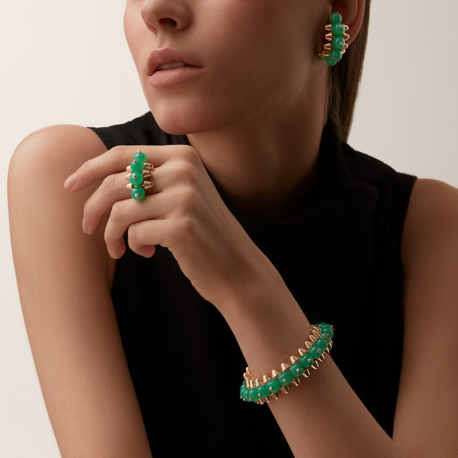 clash de cartier armband chrysopras extra großes modell