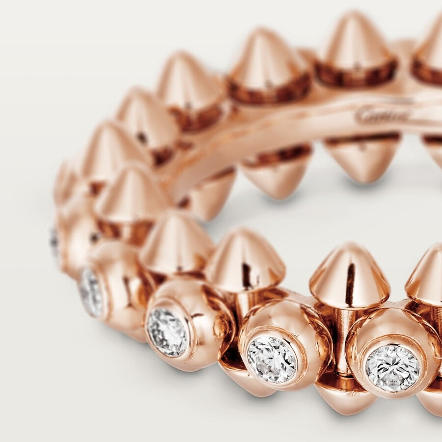 clash de cartier ring mittleres modell pavé-fassung