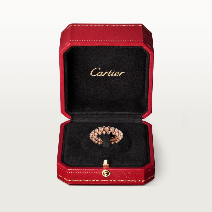 clash de cartier ring mittleres modell pavé-fassung