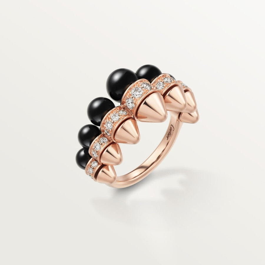 clash de cartier ring onyx extra großes modell diamanten