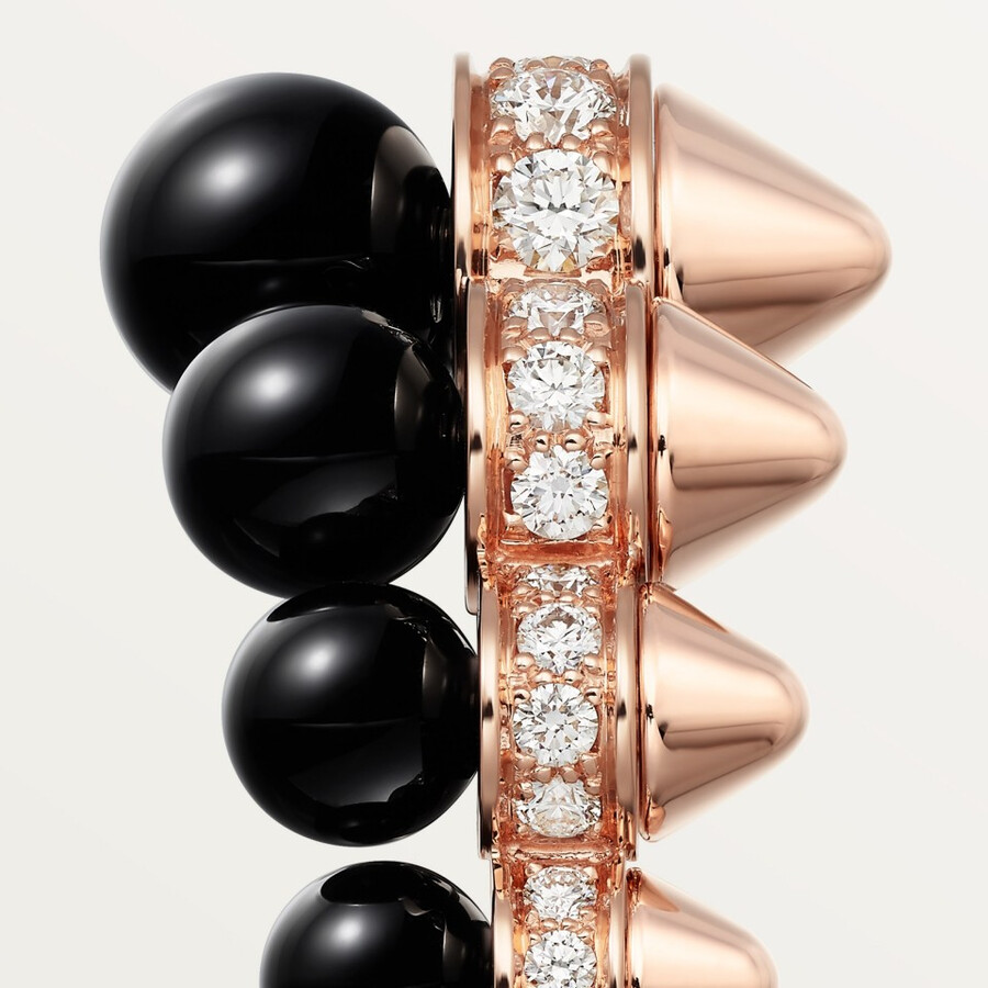 clash de cartier ring onyx extra großes modell diamanten