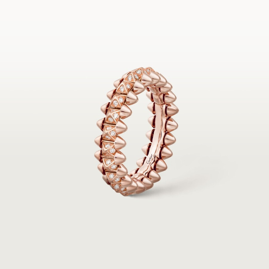 clash de cartier ring kleines modell mit pavé-fassung