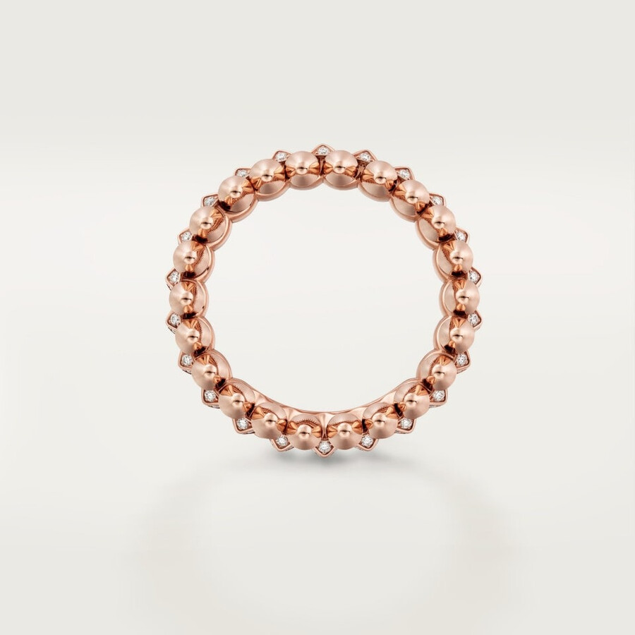 clash de cartier ring kleines modell mit pavé-fassung