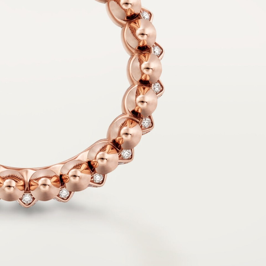 clash de cartier ring kleines modell mit pavé-fassung
