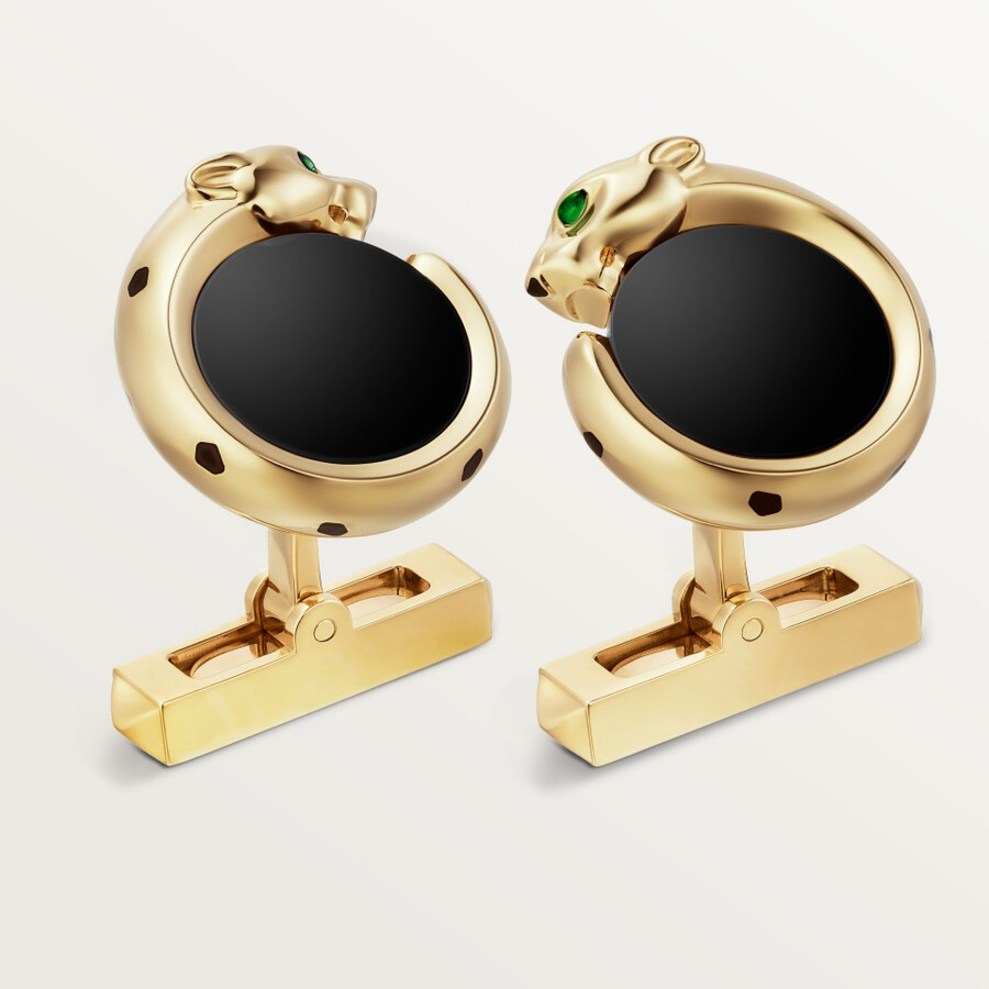 cartier panthère manschettenknöpfe