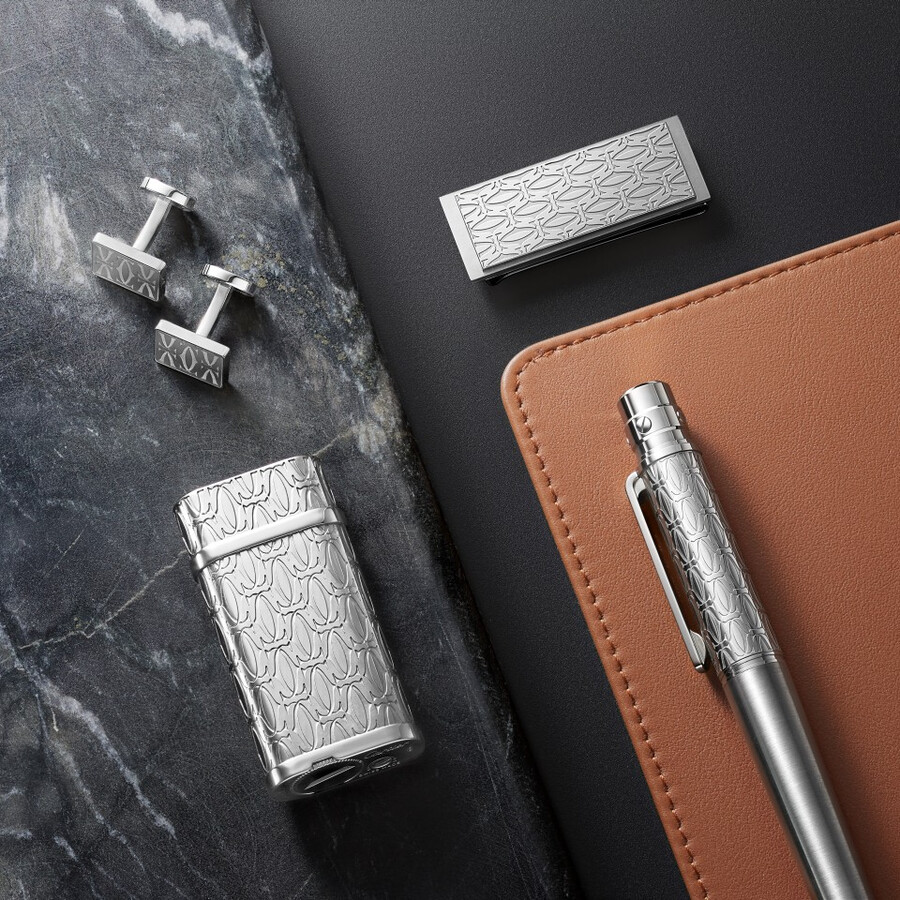 cartier doppel-c-manschettenknöpfe