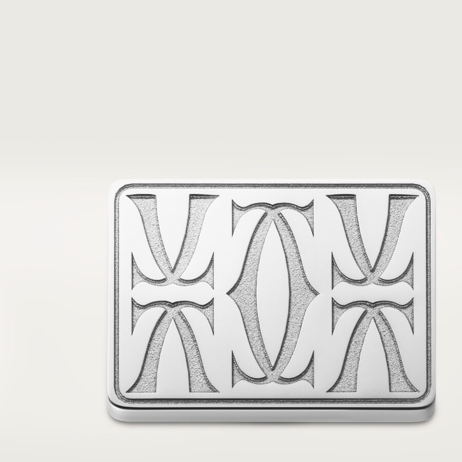 cartier doppel-c-manschettenknöpfe