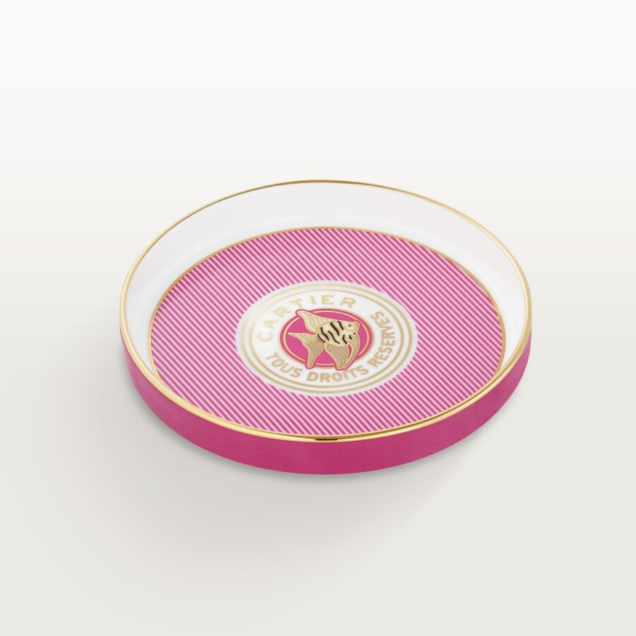 rundes tablett „characters von cartier kleines modell