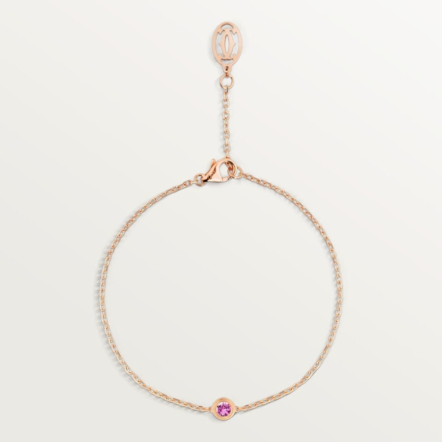 cartier damour armband rosa saphir