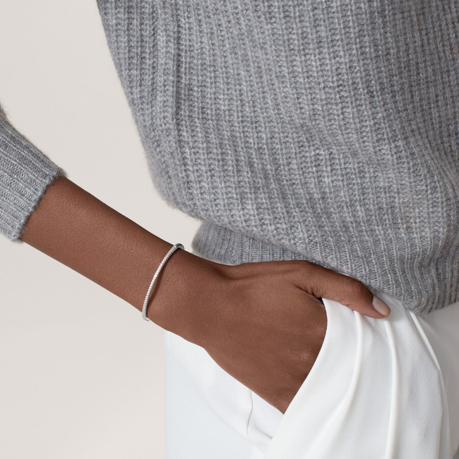 etincelle de cartier armband halb mit pavé-fassung
