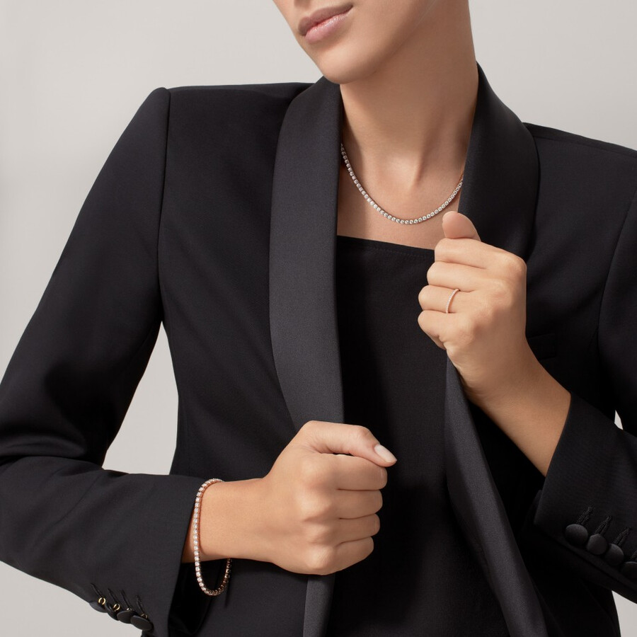 lignes essentielles armband diamanten im brillantschliff