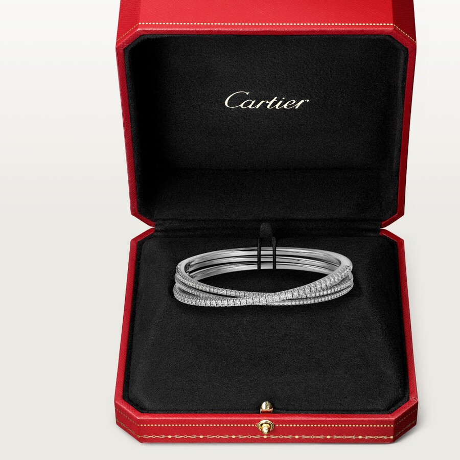 etincelle de cartier armband halb mit pavé-fassung