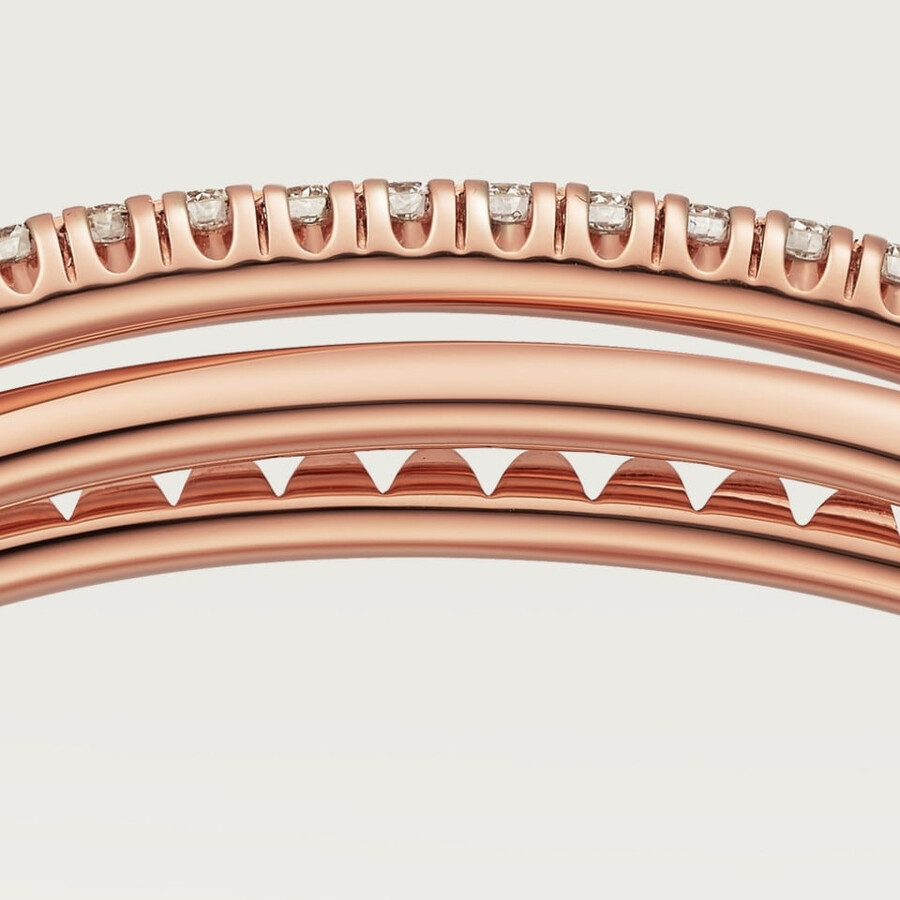 etincelle de cartier armband halb mit pavé-fassung
