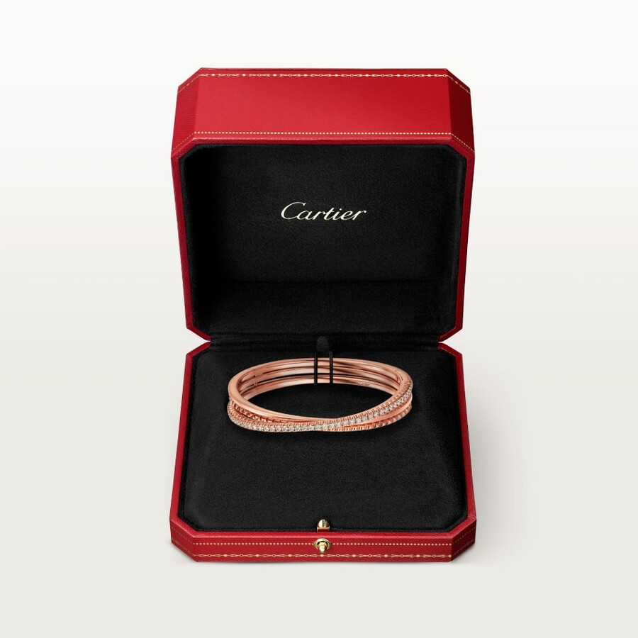 etincelle de cartier armband halb mit pavé-fassung