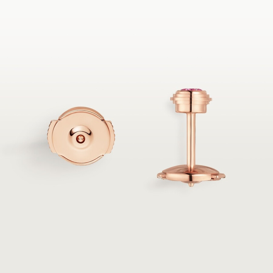 cartier damour ohrstecker 2 rosa saphire