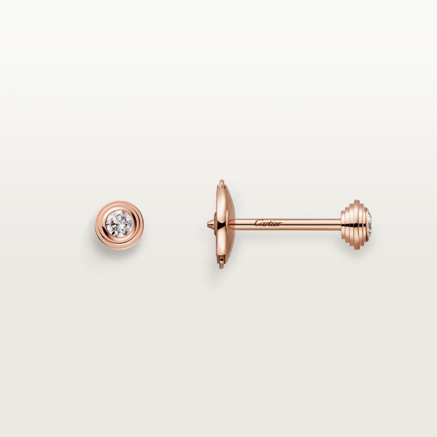 cartier damour ohrstecker 2 diamanten mini-modell