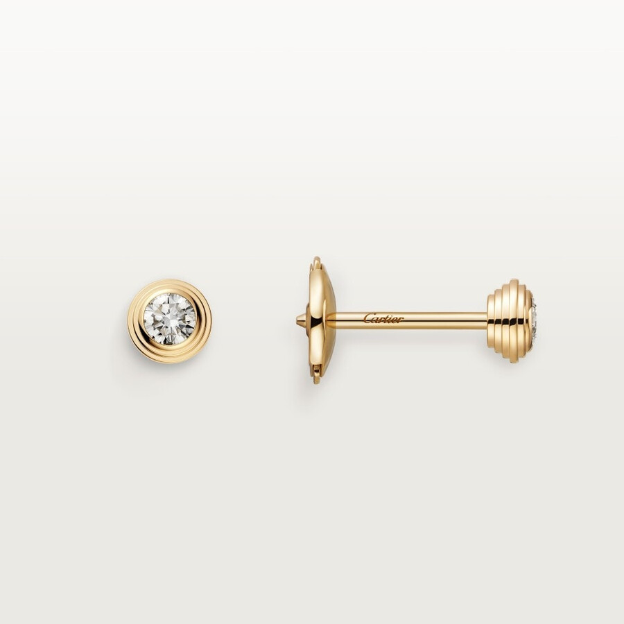 cartier damour ohrstecker 2 diamanten kleines modell