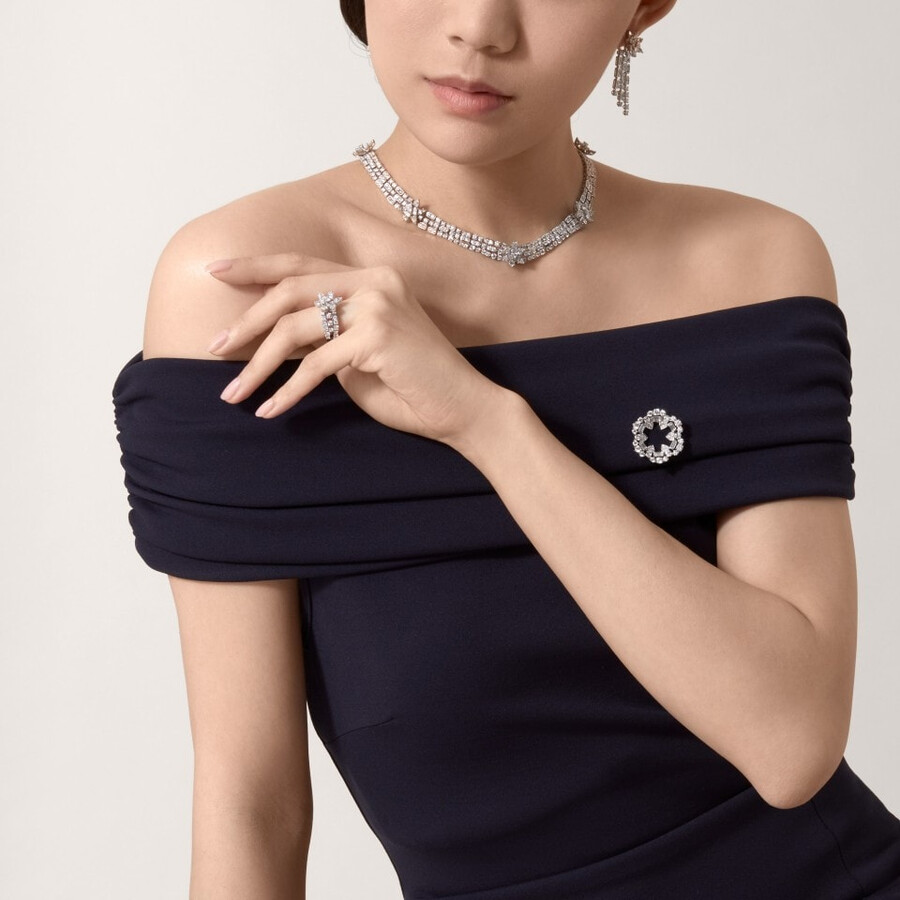 ohrringe aus der diamond collection diamanten