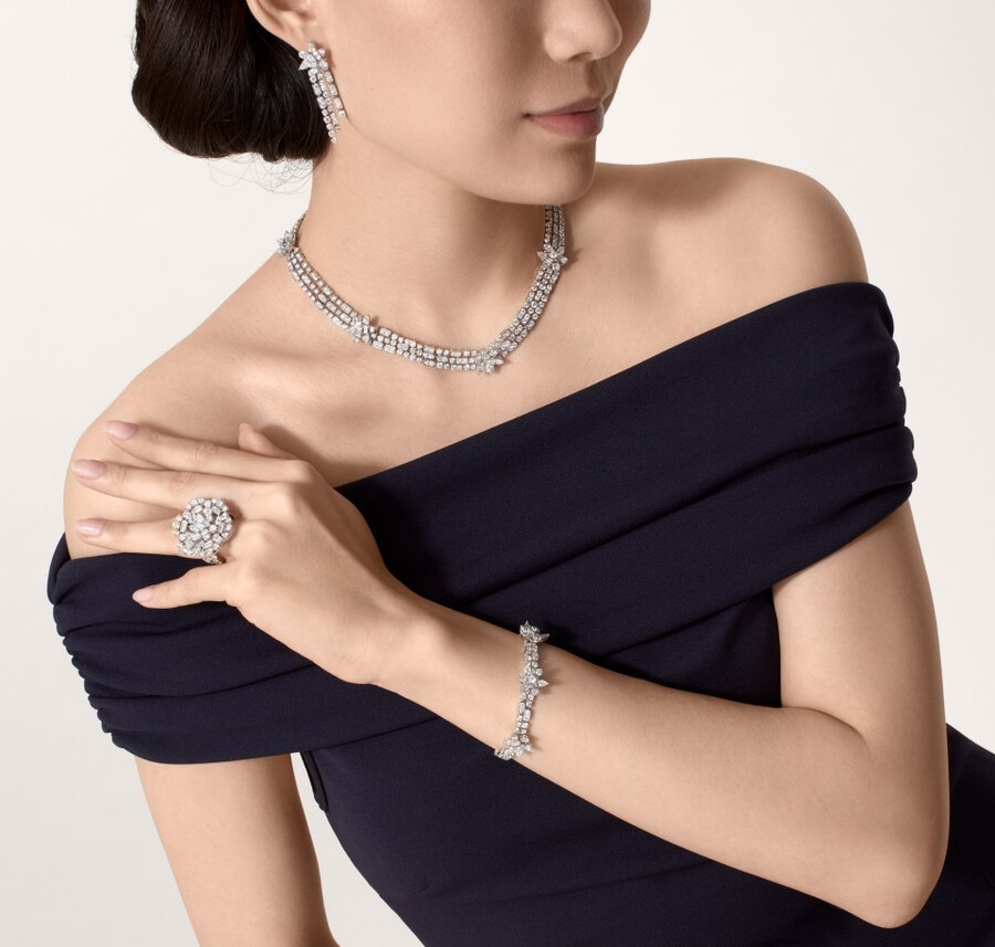 ohrringe aus der diamond collection diamanten