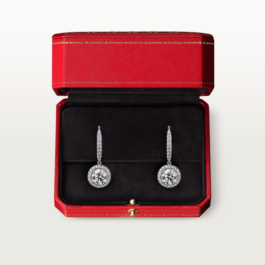 cartier destinée ohrhänger 2 brillanten pavé-fassung