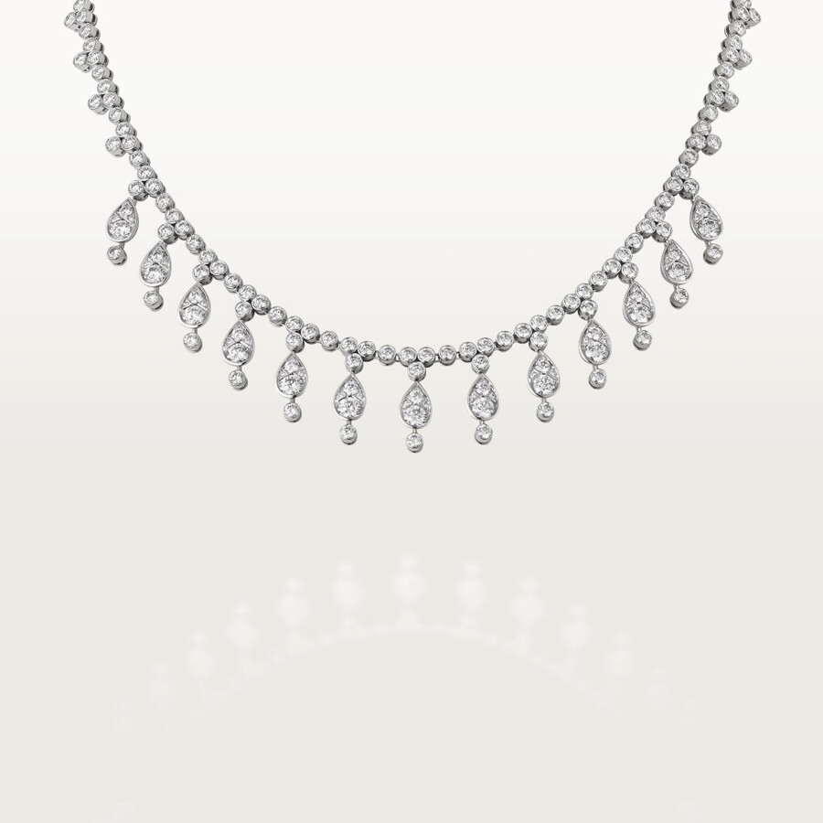 cartier rain halskette diamanten