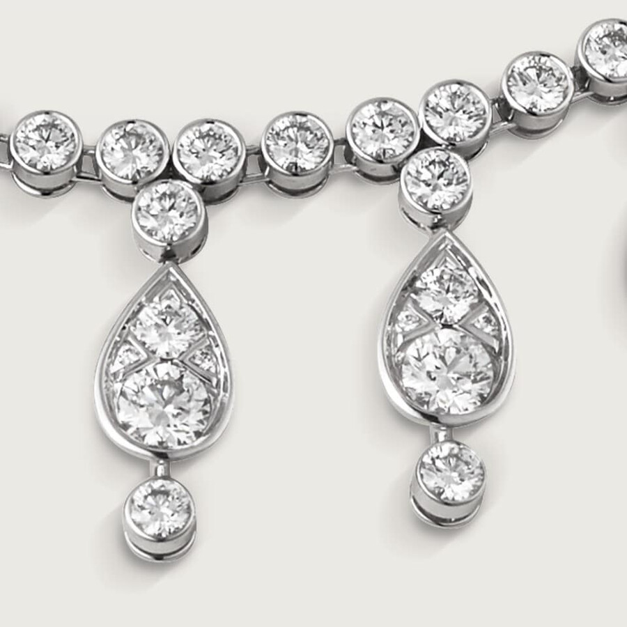 cartier rain halskette diamanten