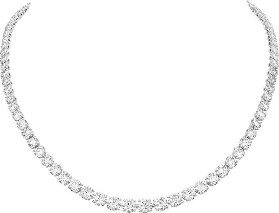 halskette „essential lines diamanten im brillantschliff