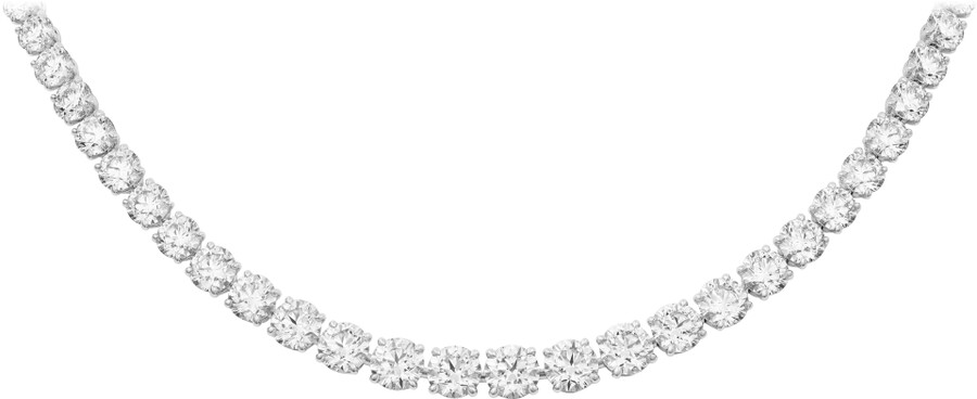 halskette „essential lines diamanten im brillantschliff