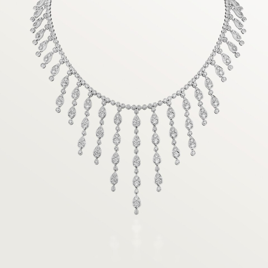 cartier rain halskette diamanten