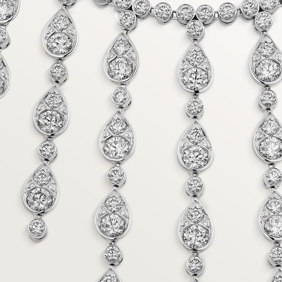cartier rain halskette diamanten