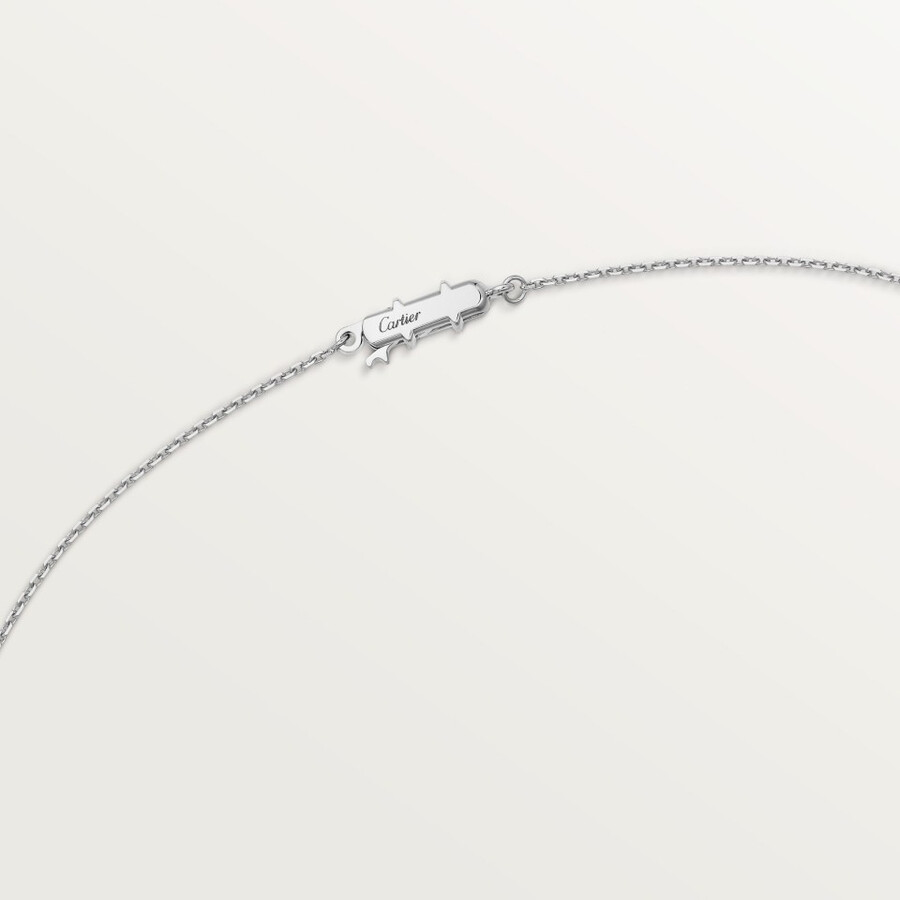 cartier destinée-anhänger diamant im smaragdschliff pavé